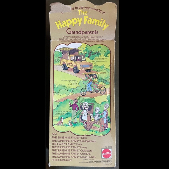 VTG THE HAPPY FAMILY + THE SUNSHINE FAMILY Grandparents Doll Sets Mattel 1975 - Picture 3 of 10